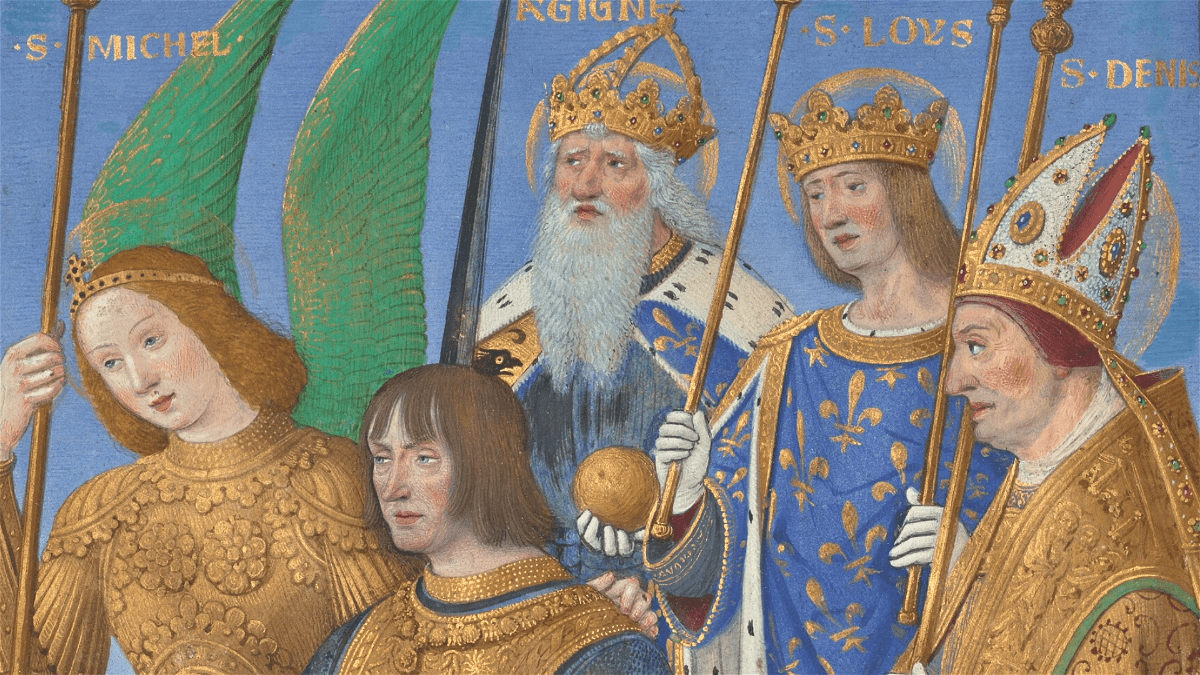 Leaf from the Hours of Louis XII by Jean Bourdichon