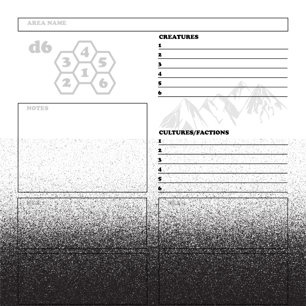 Area template preview