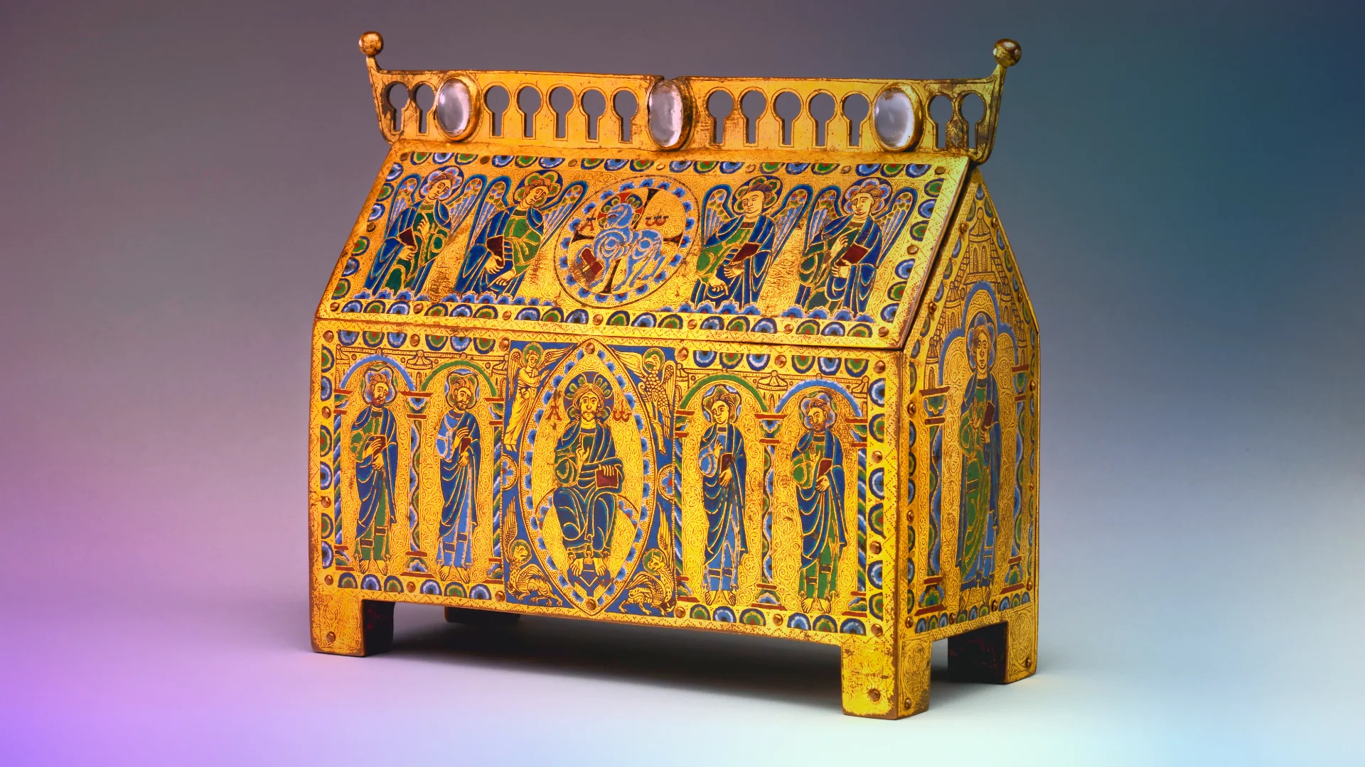 Chasse with Christ in Majesty and the Lamb of God